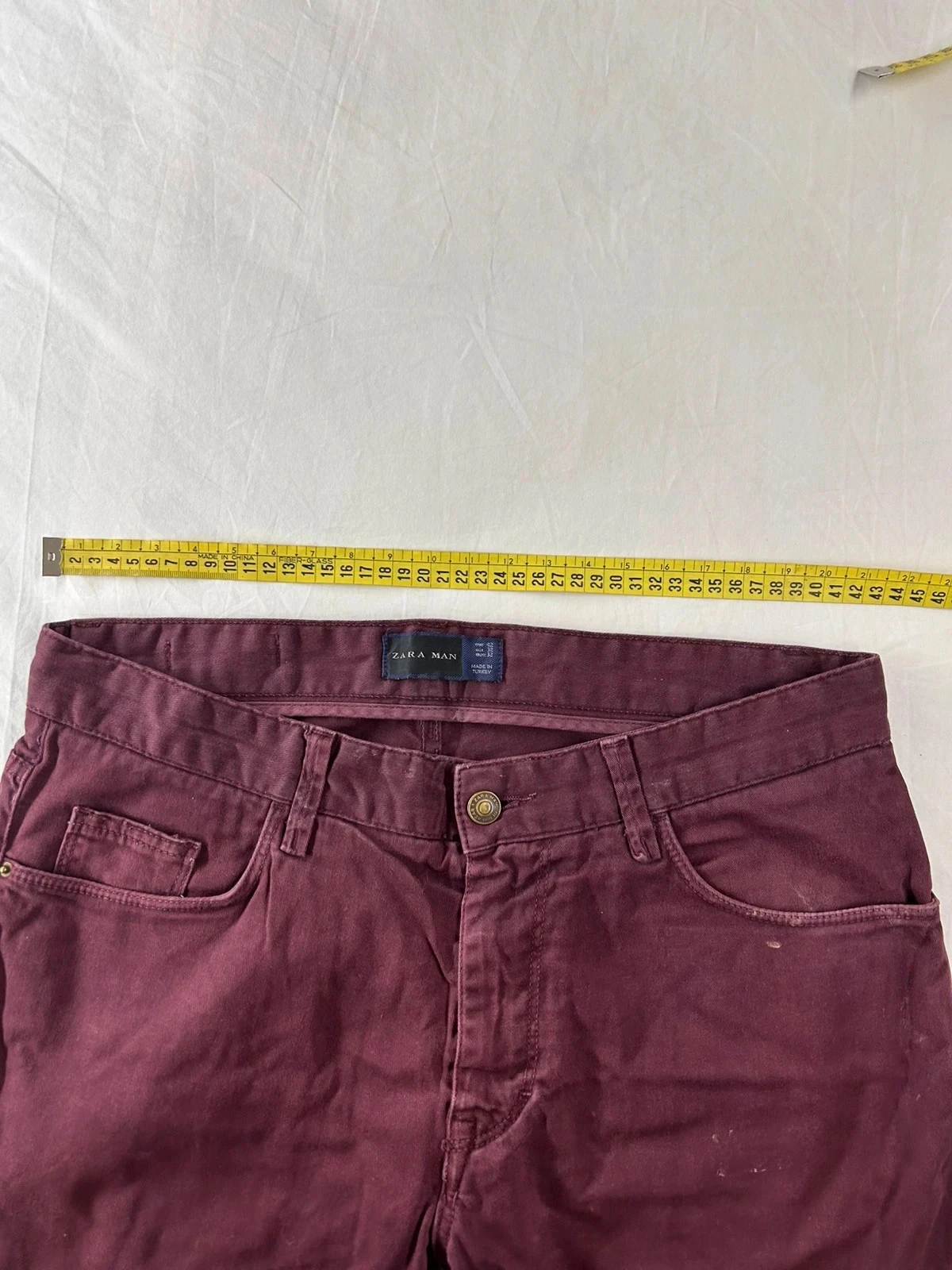 Rode bordeaux vintage jeans Zara Man – photo 6